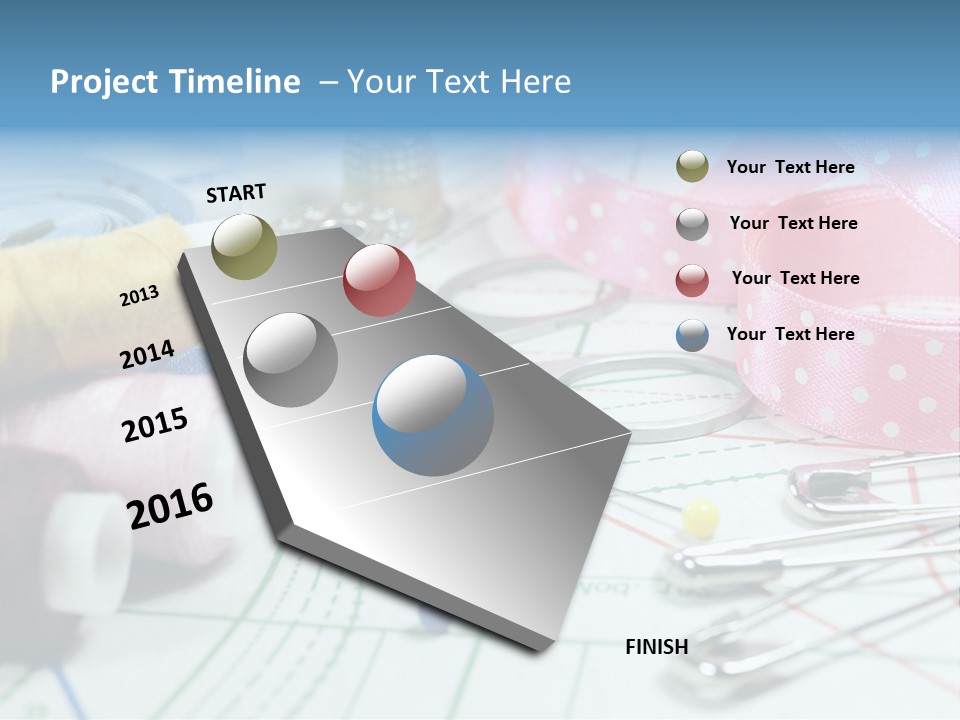 Scissors Paper Tools PowerPoint Template