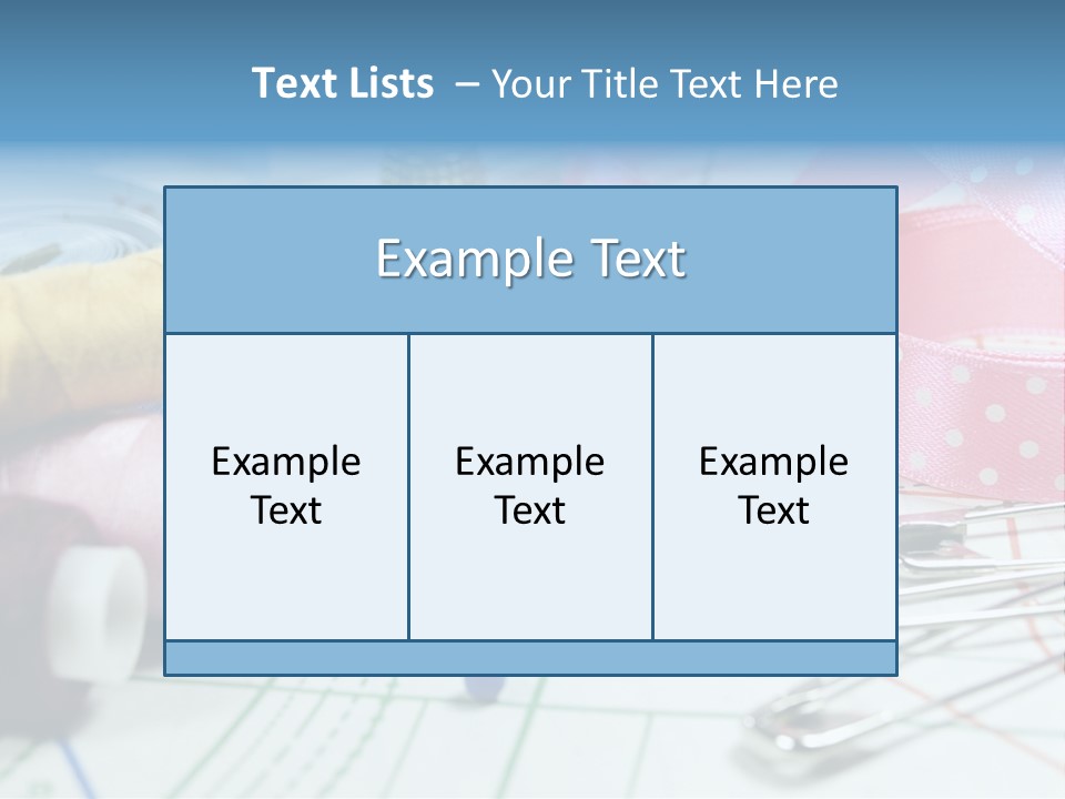 Scissors Paper Tools PowerPoint Template