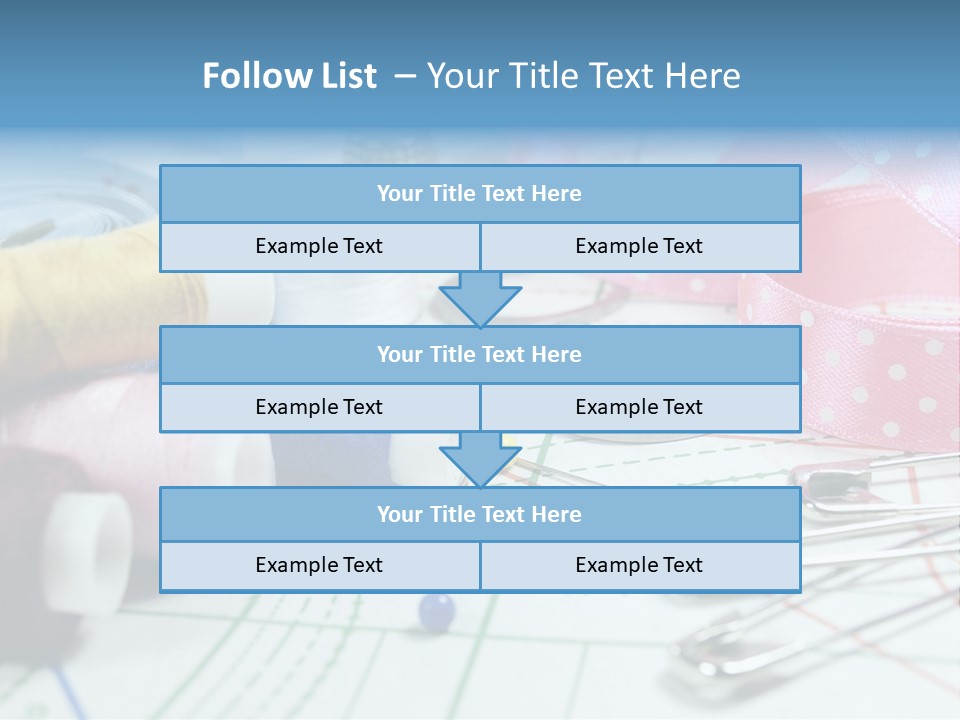 Scissors Paper Tools PowerPoint Template