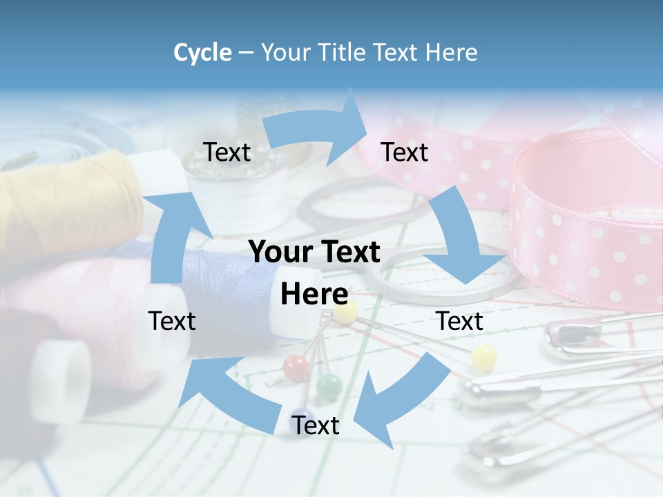 Scissors Paper Tools PowerPoint Template