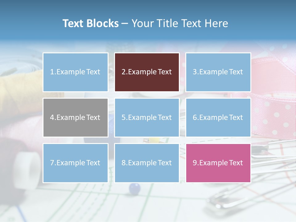 Scissors Paper Tools PowerPoint Template
