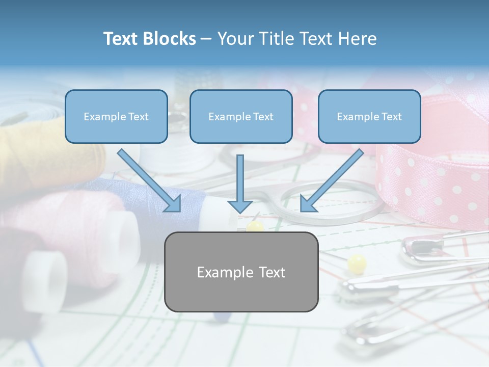 Scissors Paper Tools PowerPoint Template