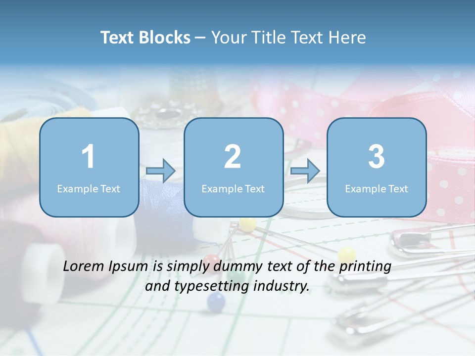Scissors Paper Tools PowerPoint Template