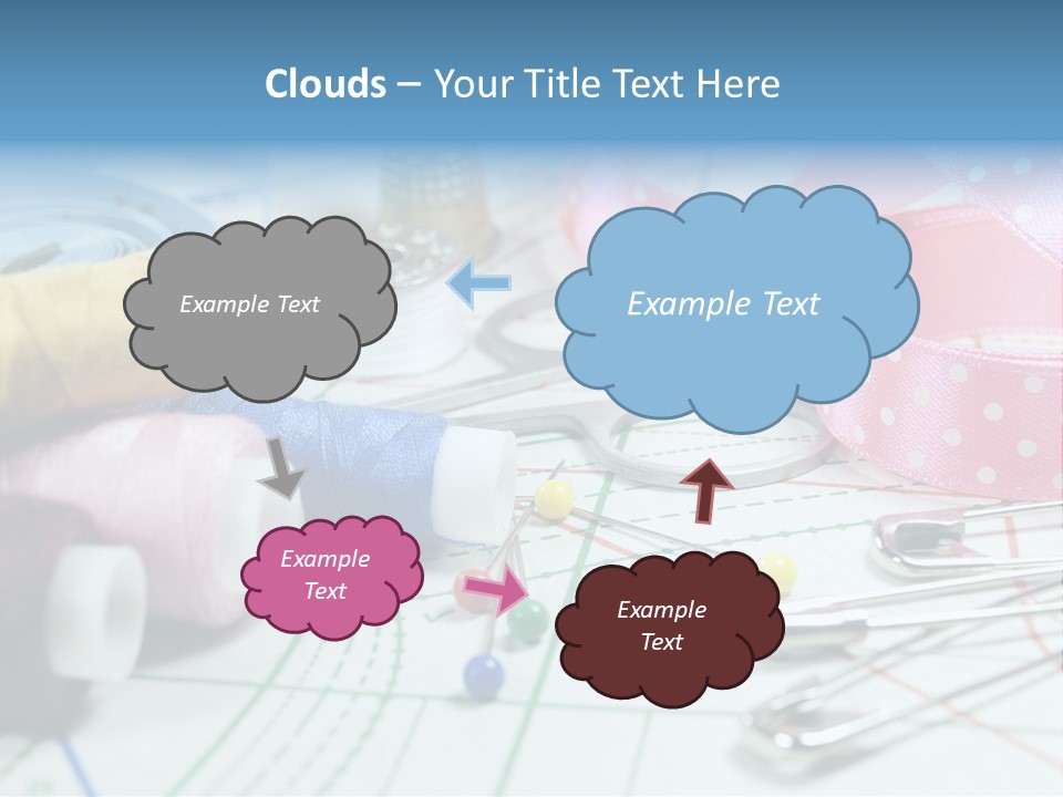 Scissors Paper Tools PowerPoint Template