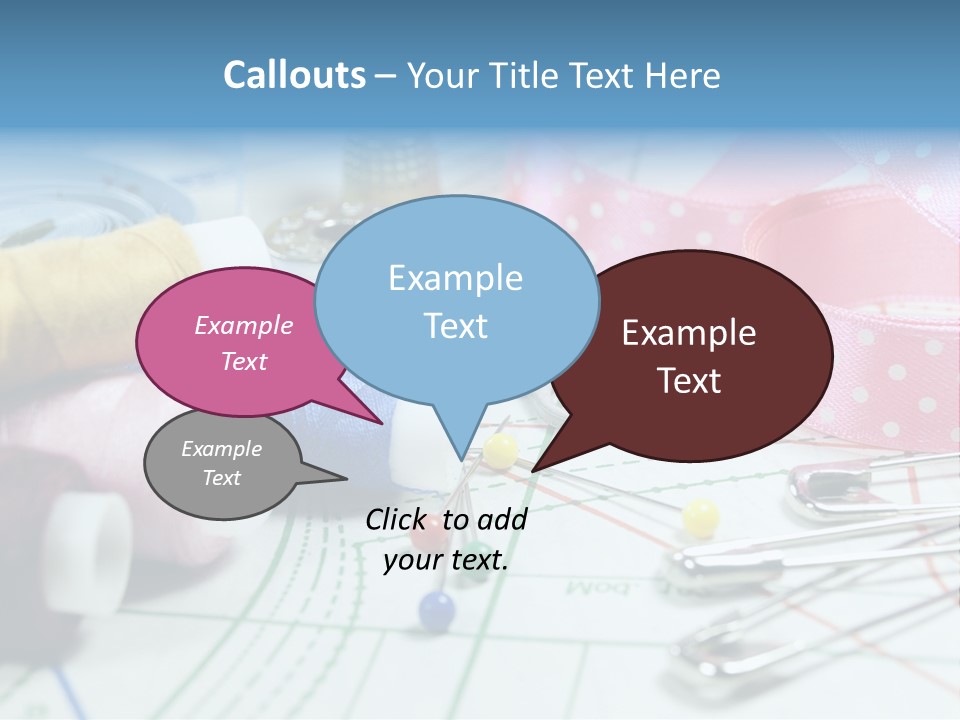 Scissors Paper Tools PowerPoint Template