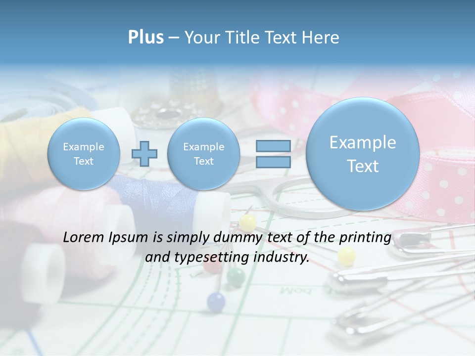 Scissors Paper Tools PowerPoint Template