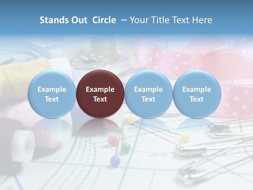 Scissors Paper Tools PowerPoint Template