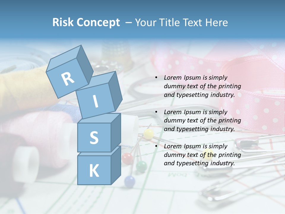 Scissors Paper Tools PowerPoint Template