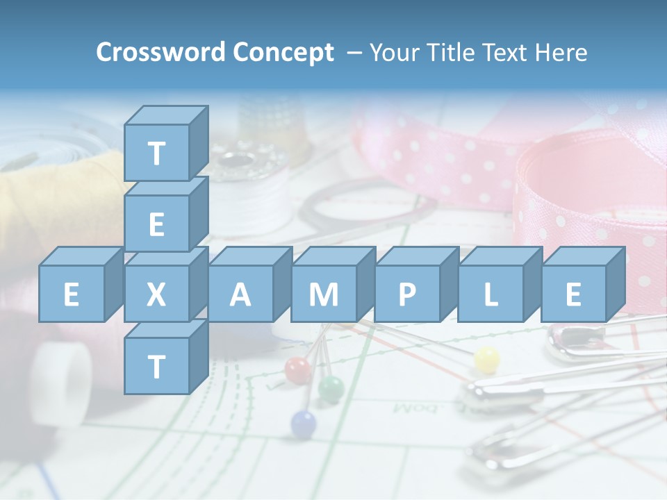 Scissors Paper Tools PowerPoint Template