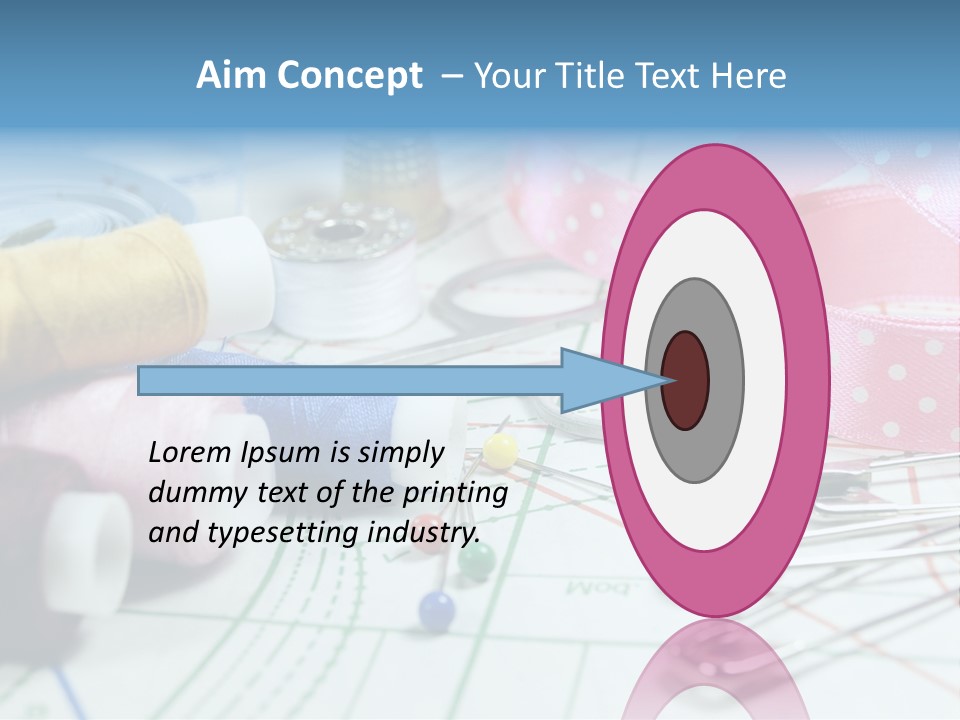 Scissors Paper Tools PowerPoint Template