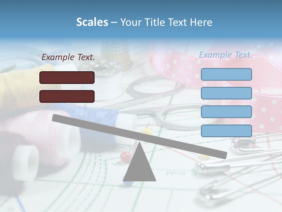 Scissors Paper Tools PowerPoint Template