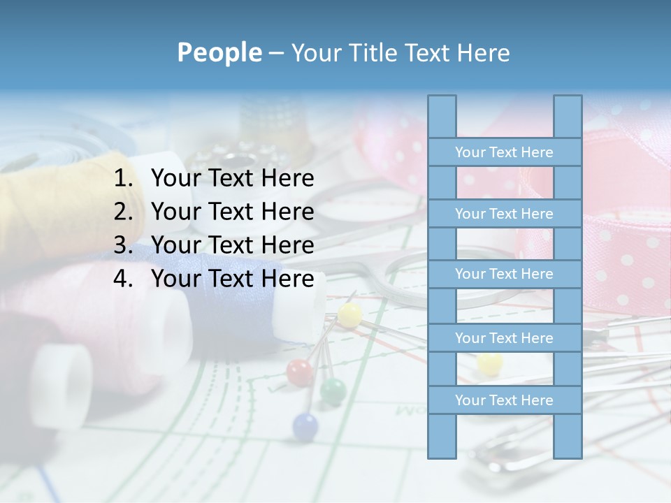 Scissors Paper Tools PowerPoint Template