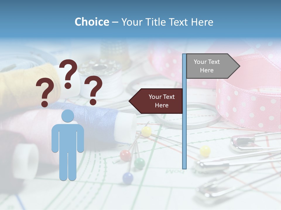 Scissors Paper Tools PowerPoint Template