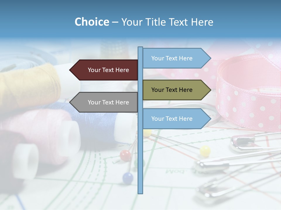 Scissors Paper Tools PowerPoint Template