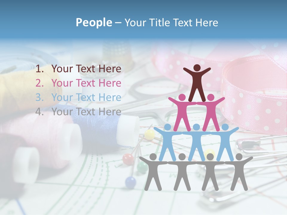 Scissors Paper Tools PowerPoint Template