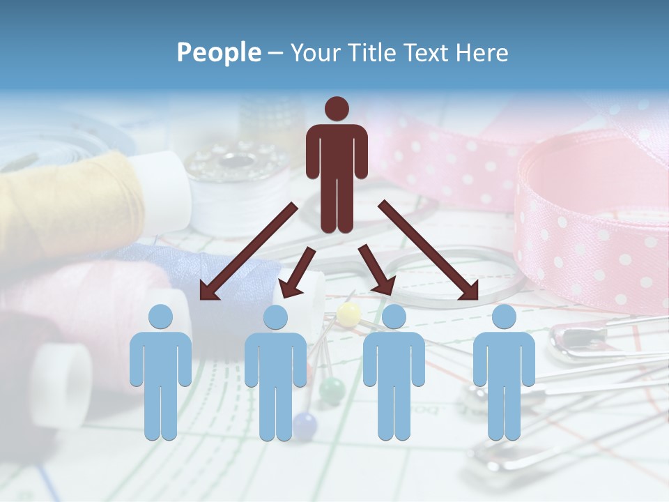 Scissors Paper Tools PowerPoint Template