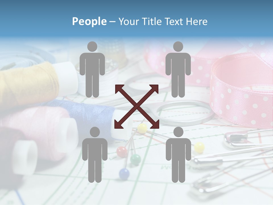 Scissors Paper Tools PowerPoint Template