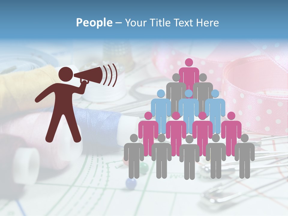 Scissors Paper Tools PowerPoint Template