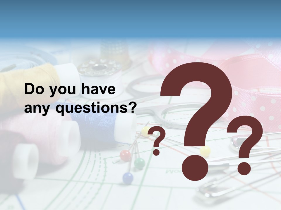 Scissors Paper Tools PowerPoint Template