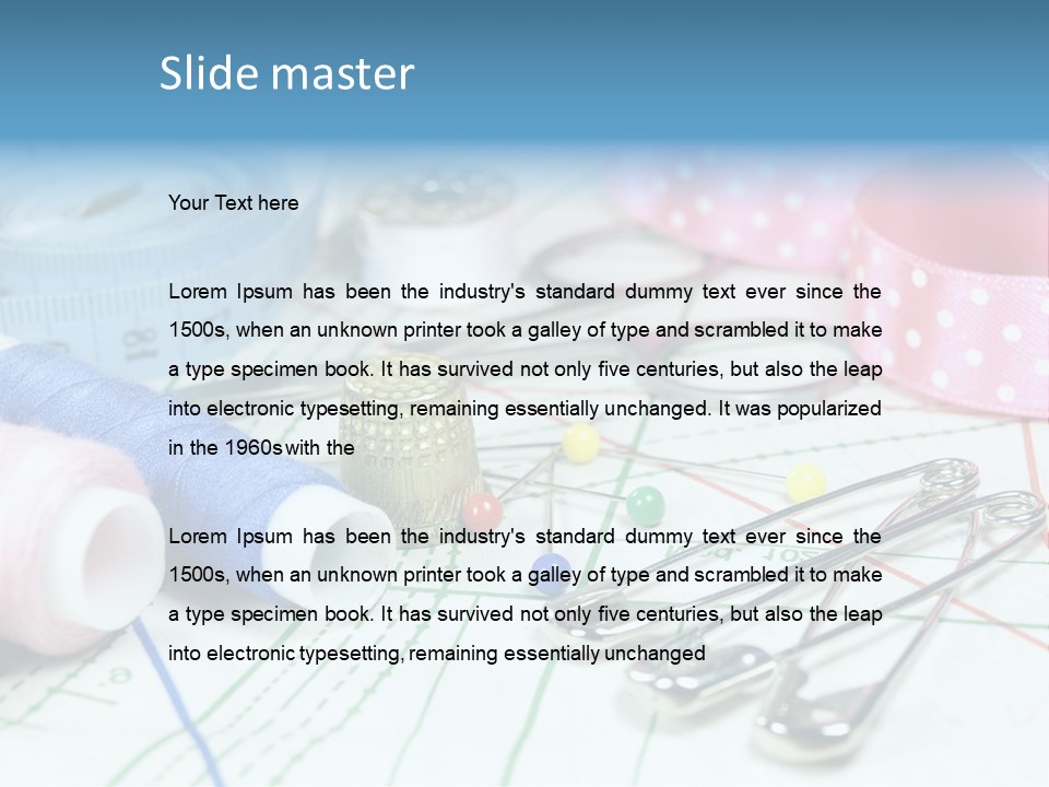 Homemade Decoration Equipment PowerPoint Template