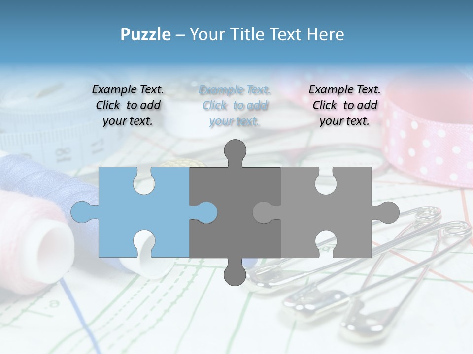 Homemade Decoration Equipment PowerPoint Template