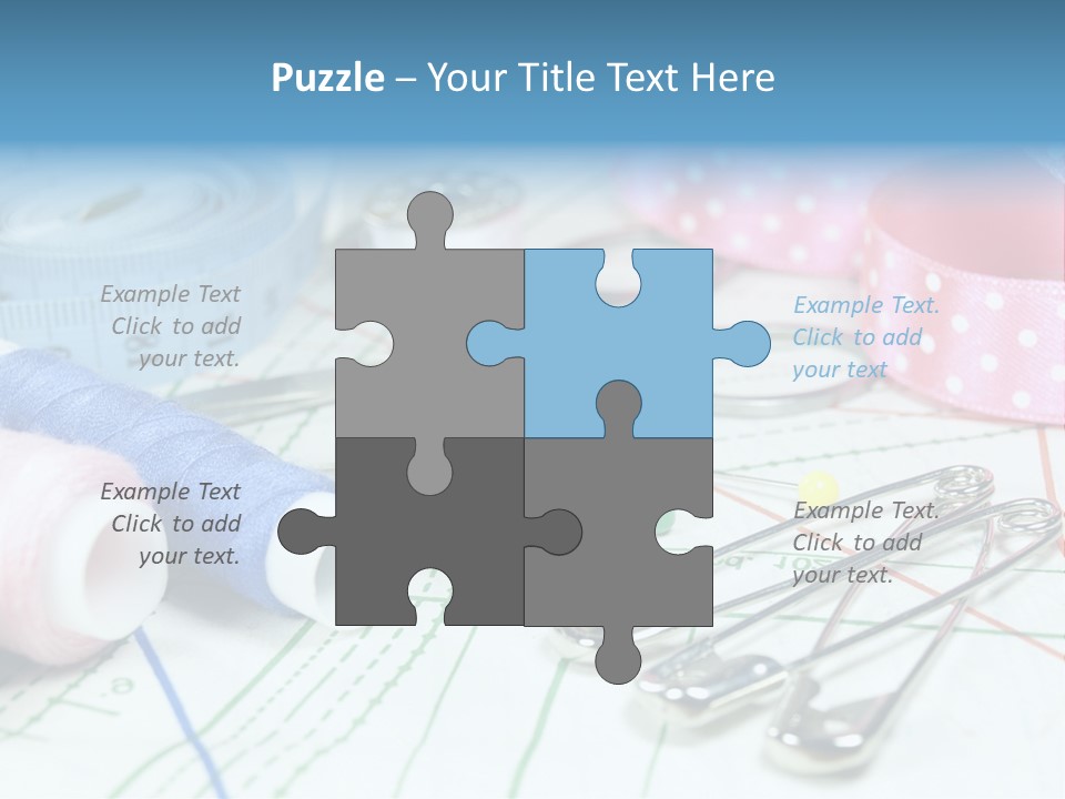 Homemade Decoration Equipment PowerPoint Template