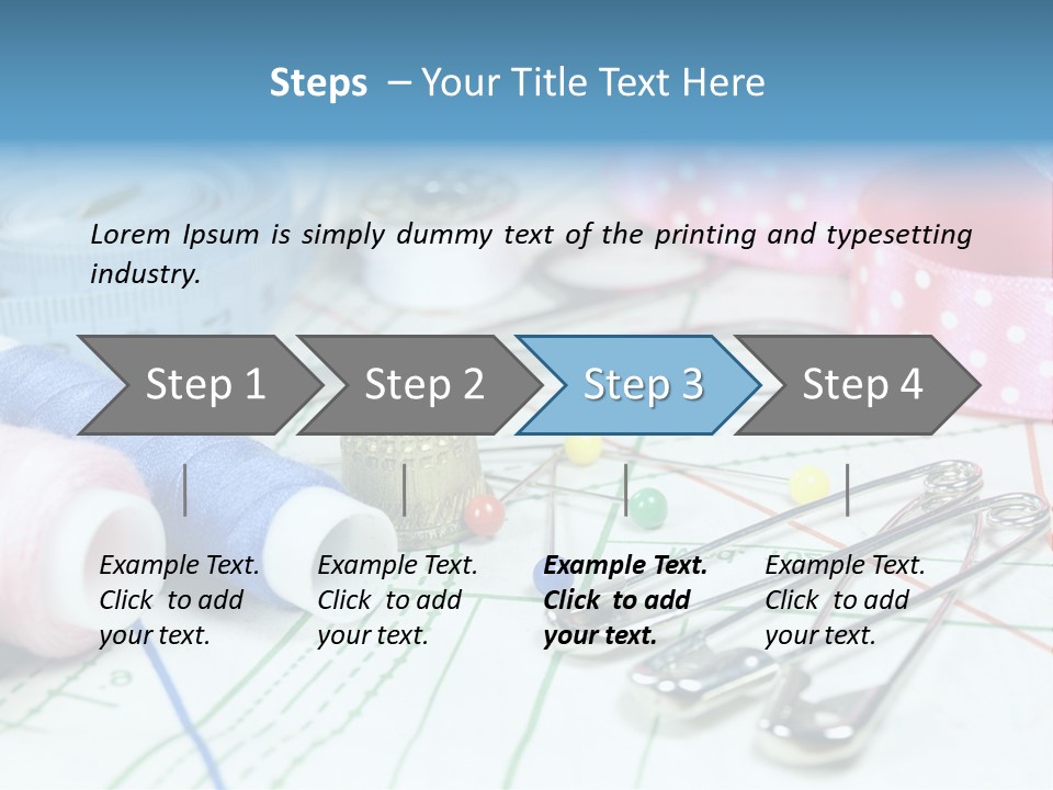 Homemade Decoration Equipment PowerPoint Template