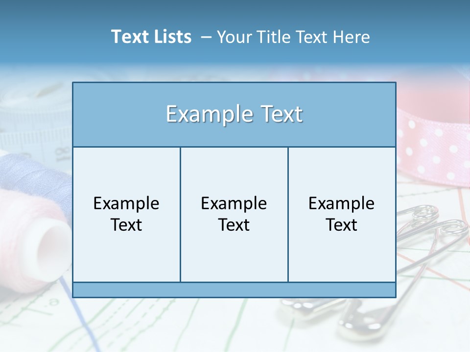 Homemade Decoration Equipment PowerPoint Template