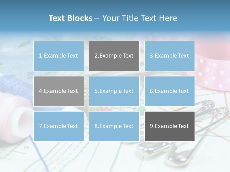 Homemade Decoration Equipment PowerPoint Template