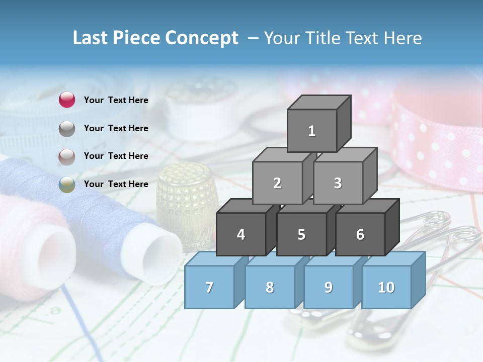 Homemade Decoration Equipment PowerPoint Template