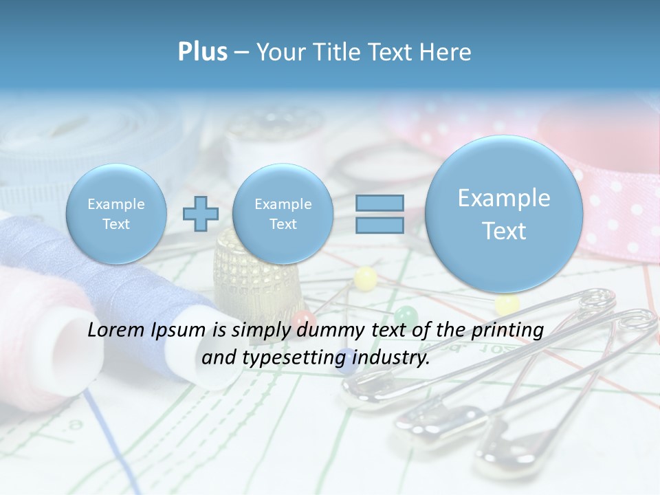 Homemade Decoration Equipment PowerPoint Template