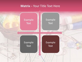 Sharp Homemade Threads PowerPoint Template