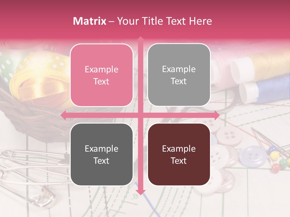 Sharp Homemade Threads PowerPoint Template
