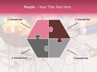 Sharp Homemade Threads PowerPoint Template