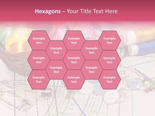 Sharp Homemade Threads PowerPoint Template