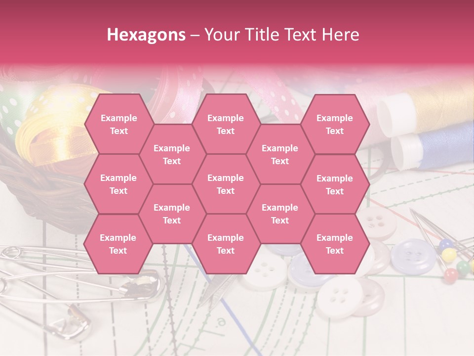Sharp Homemade Threads PowerPoint Template