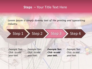 Sharp Homemade Threads PowerPoint Template