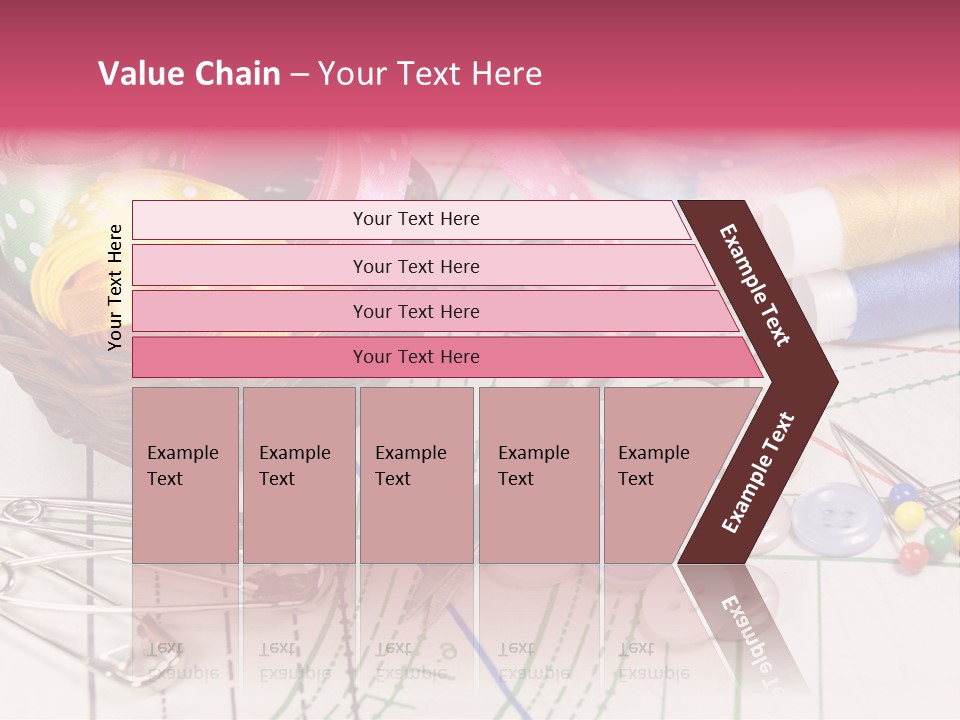 Sharp Homemade Threads PowerPoint Template