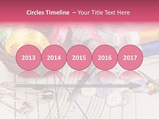 Sharp Homemade Threads PowerPoint Template
