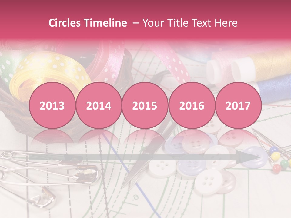 Sharp Homemade Threads PowerPoint Template