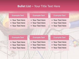 Sharp Homemade Threads PowerPoint Template
