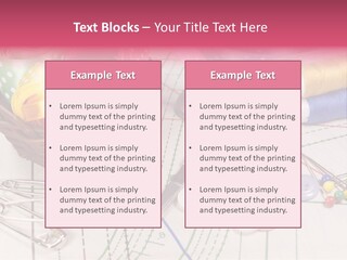 Sharp Homemade Threads PowerPoint Template