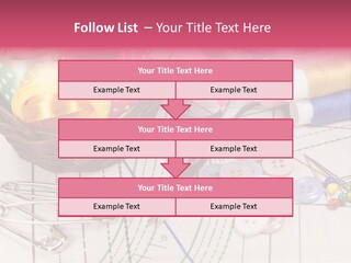 Sharp Homemade Threads PowerPoint Template
