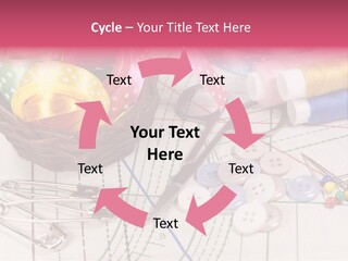 Sharp Homemade Threads PowerPoint Template