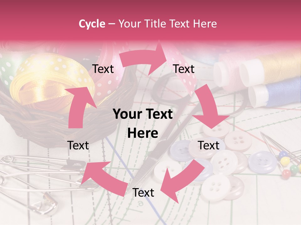 Sharp Homemade Threads PowerPoint Template