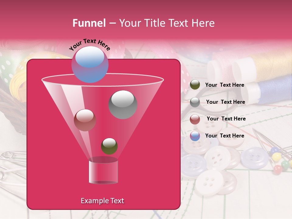 Sharp Homemade Threads PowerPoint Template