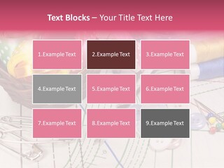 Sharp Homemade Threads PowerPoint Template