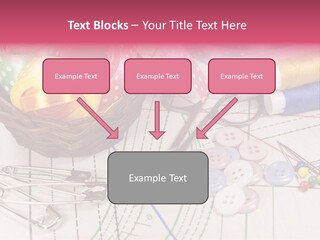 Sharp Homemade Threads PowerPoint Template
