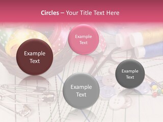 Sharp Homemade Threads PowerPoint Template
