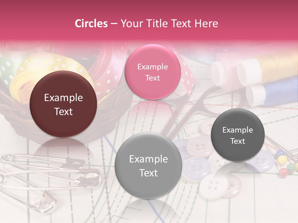 Sharp Homemade Threads PowerPoint Template